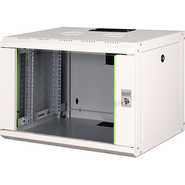 DIGITUS 19" Wandschrank m. Glastür, RAL7035 DN-19 07-U